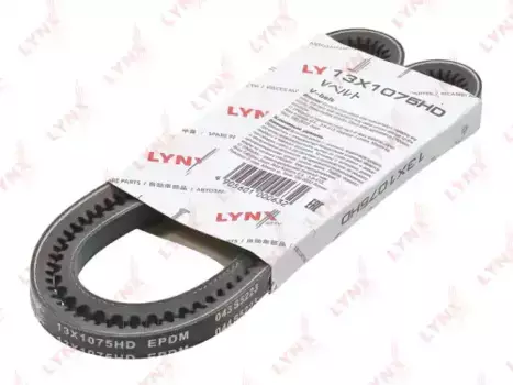 Ремень клиновой 13 мм 1 ручьев LYNXAUTO 13X1075HD