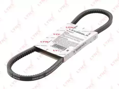 Ремень клиновой 13 мм 1 ручьев LYNXAUTO 13X888LX