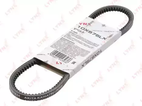 Ремень клиновой 675 мм x 10 мм 1 ручьев LYNXAUTO 10X675LX