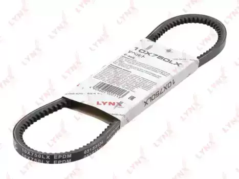 Ремень клиновой 750 мм x 10 мм 1 ручьев LYNXAUTO 10X750LX