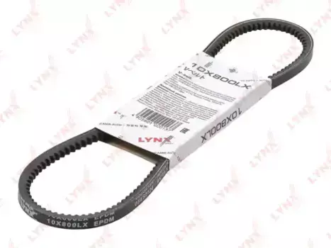 Ремень клиновой 800 мм x 10 мм 1 ручьев LYNXAUTO 10X800LX