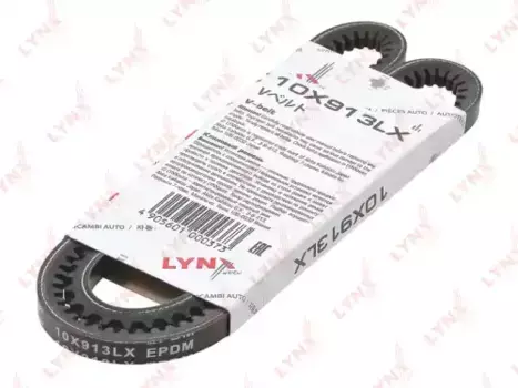 Ремень клиновой 913 мм x 10 мм 1 ручьев LYNXAUTO 10X913LX