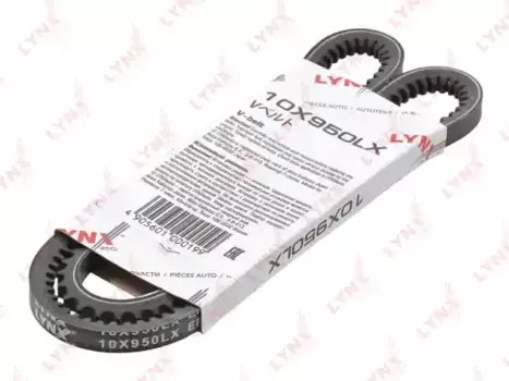 Ремень клиновой 950 мм x 10 мм 1 ручьев LYNXAUTO 10X950LX