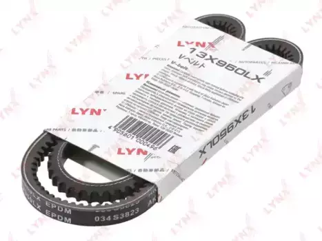 Ремень клиновой 950 мм x 13 мм 1 ручьев LYNXAUTO 13X950LX