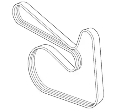 Ремень клиновой MB 003 993 87 96