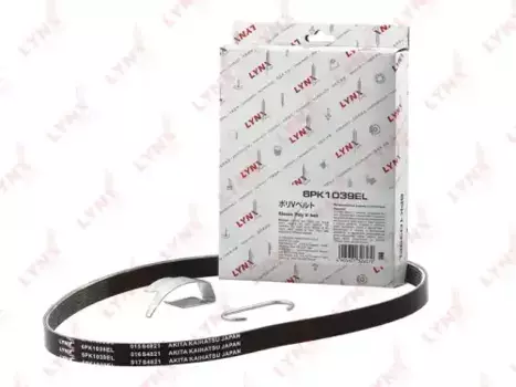 Ремень поликлиновой 1039 мм 6 ручьев LYNXAUTO 6PK1039EL