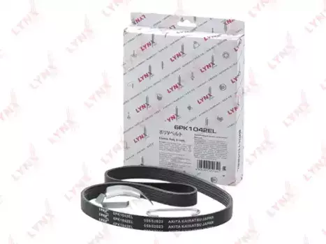 Ремень поликлиновой 1042 мм 6 ручьев LYNXAUTO 6PK1042EL