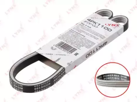 Ремень поликлиновой 1100 мм 4 ручьев LYNXAUTO 4PK1100
