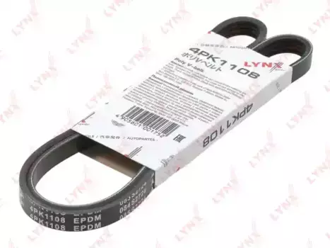 Ремень поликлиновой 1108 мм 4 ручьев LYNXAUTO 4PK1108
