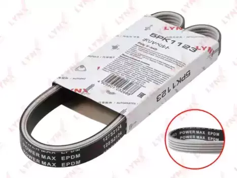 Ремень поликлиновой 1123 мм 5 ручьев LYNXAUTO 5PK1123