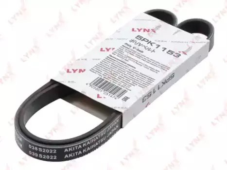 Ремень поликлиновой 1153 мм 5 ручьев LYNXAUTO 5PK1153