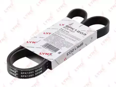 Ремень поликлиновой 1203 мм 6 ручьев LYNXAUTO 6PK1203