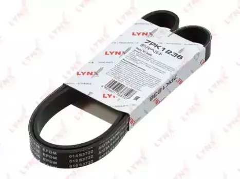 Ремень поликлиновой 1236 мм 7 ручьев LYNXAUTO 7PK1236