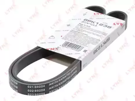 Ремень поликлиновой 1238 мм 6 ручьев LYNXAUTO 6PK1238