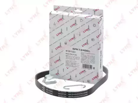 Ремень поликлиновой 1250 мм 6 ручьев LYNXAUTO 6PK1249EL