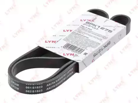 Ремень поликлиновой 1275 мм 6 ручьев LYNXAUTO 6PK1275