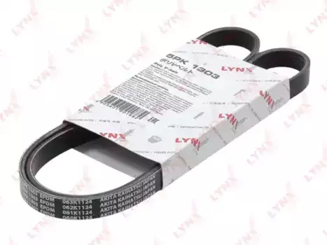 Ремень поликлиновой 1303 мм 5 ручьев LYNXAUTO 5PK1303
