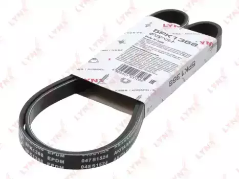 Ремень поликлиновой 1368 мм 5 ручьев LYNXAUTO 5PK1368