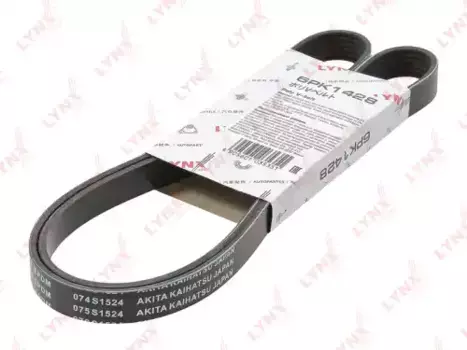 Ремень поликлиновой 1428 мм 6 ручьев LYNXAUTO 6PK1428