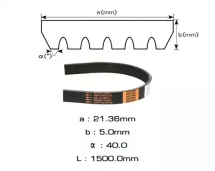 Ремень поликлиновой 1500 мм 6 ручьев DAYCO 6PK1500