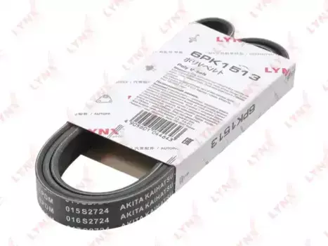Ремень поликлиновой 1513 мм 6 ручьев LYNXAUTO 6PK1513