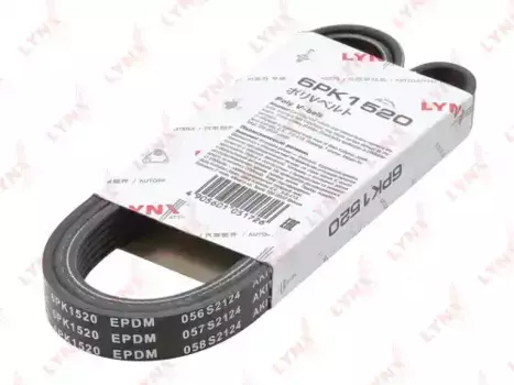 Ремень поликлиновой 1520 мм 6 ручьев LYNXAUTO 6PK1520