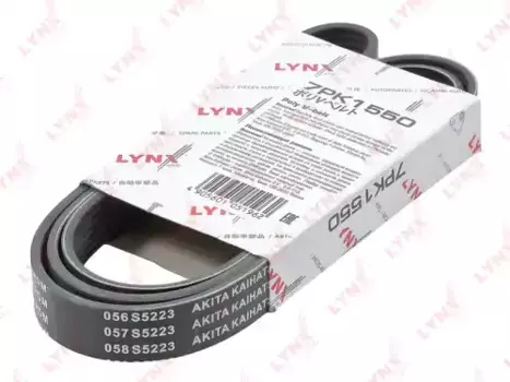 Ремень поликлиновой 1550 мм 7 ручьев LYNXAUTO 7PK1550