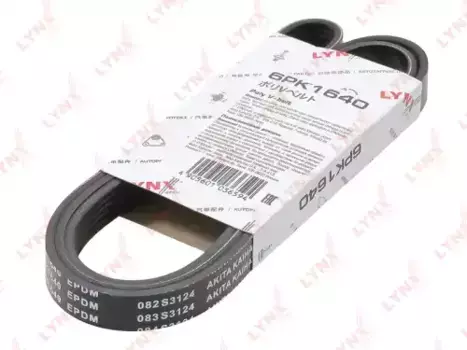 Ремень поликлиновой 1640 мм 6 ручьев LYNXAUTO 6PK1640