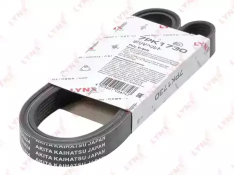 Ремень поликлиновой 1730 мм 7 ручьев LYNXAUTO 7PK1730