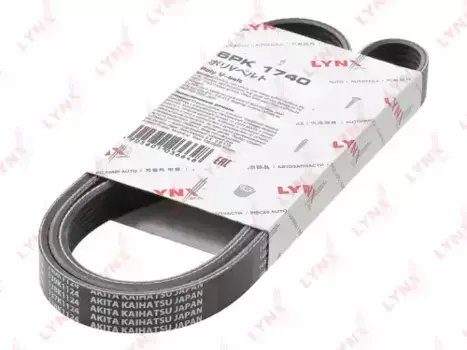 Ремень поликлиновой 1740 мм 6 ручьев LYNXAUTO 6PK1740