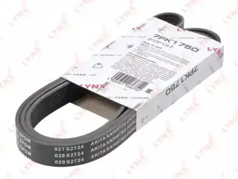 Ремень поликлиновой 1750 мм 7 ручьев LYNXAUTO 7PK1750