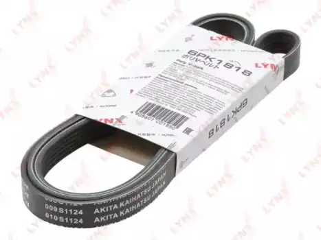 Ремень поликлиновой 1818 мм 6 ручьев LYNXAUTO 6PK1818