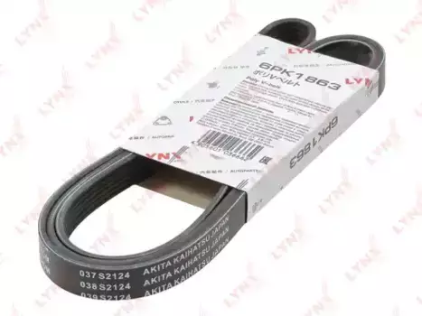 Ремень поликлиновой 1863 мм 6 ручьев LYNXAUTO 6PK1863