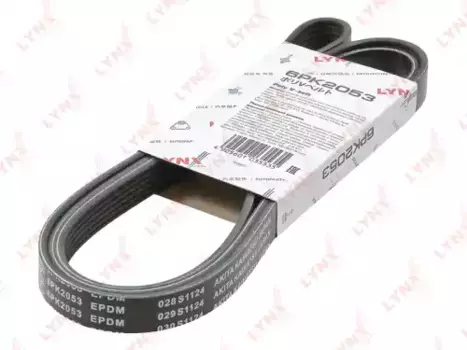 Ремень поликлиновой 2053 мм 6 ручьев LYNXAUTO 6PK2053