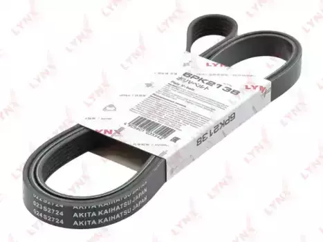 Ремень поликлиновой 2138 мм 6 ручьев LYNXAUTO 6PK2138