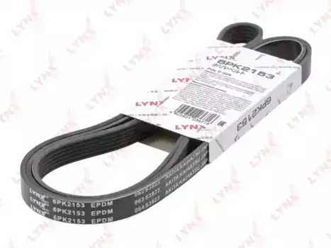 Ремень поликлиновой 2153 мм 6 ручьев LYNXAUTO 6PK2153