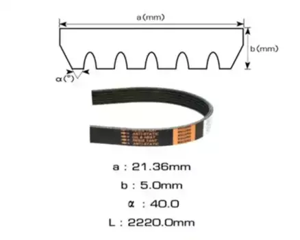 Ремень поликлиновой 2220 мм 6 ручьев DAYCO 6PK2220