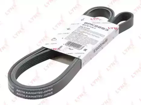 Ремень поликлиновой 2253 мм 6 ручьев LYNXAUTO 6PK2253
