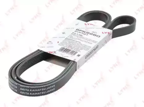 Ремень поликлиновой 2260 мм 6 ручьев LYNXAUTO 6PK2260
