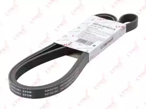 Ремень поликлиновой 2403 мм 6 ручьев LYNXAUTO 6PK2403