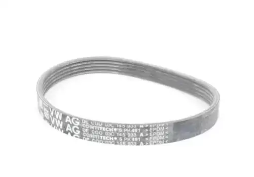 Ремень поликлиновой 491 мм 5 ручьев VAG 03C145933A