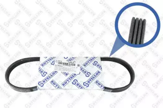 Ремень поликлиновой 665 мм 4 ручьев STELLOX 04-00665-SX