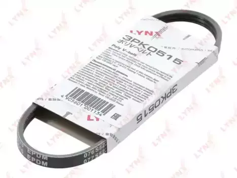 Ремень поликлиновой 515 мм 3 ручьев LYNXAUTO 3PK0515