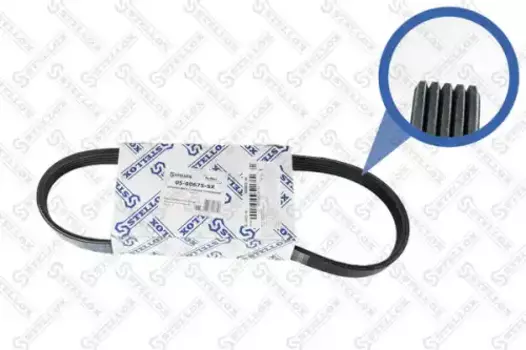 Ремень поликлиновой 675 мм 5 ручьев STELLOX 05-00675-SX