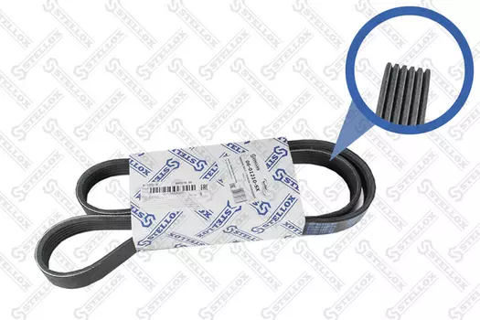 Ремень поликлиновой 1210 мм 6 ручьев STELLOX 06-01210-SX