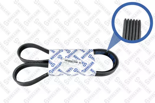 Ремень поликлиновой 1435 мм 6 ручьев STELLOX 06-01435-SX