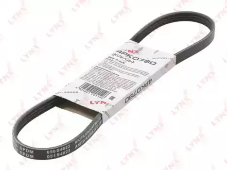 Ремень поликлиновой 780 мм 4 ручьев LYNXAUTO 4PK0780
