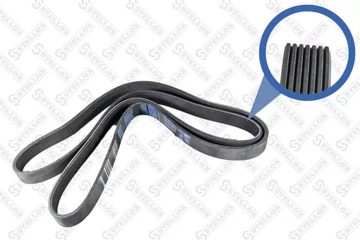 Ремень поликлиновой 1910 мм 7 ручьев STELLOX 07-01910-SX