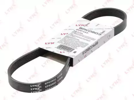 Ремень поликлиновой 803 мм 6 ручьев LYNXAUTO 6PK0803