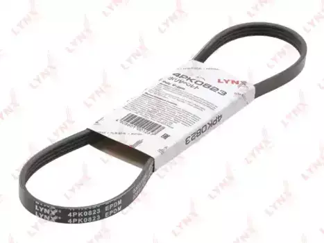 Ремень поликлиновой 823 мм 4 ручьев LYNXAUTO 4PK0823